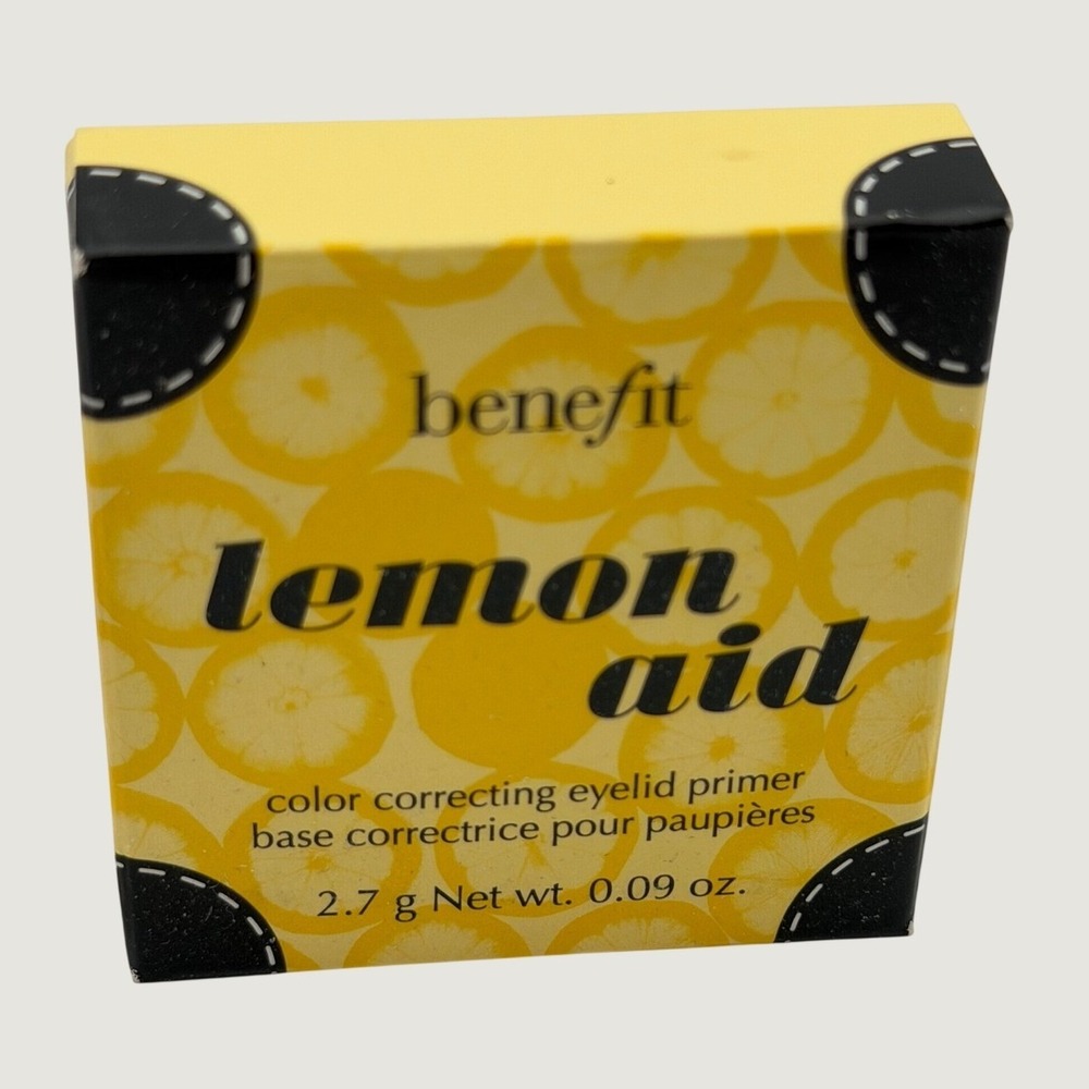 NEW Benefit Lemon Aid Color Correcting Eyelid Primer 2.7g Discontinued Rare HTF
